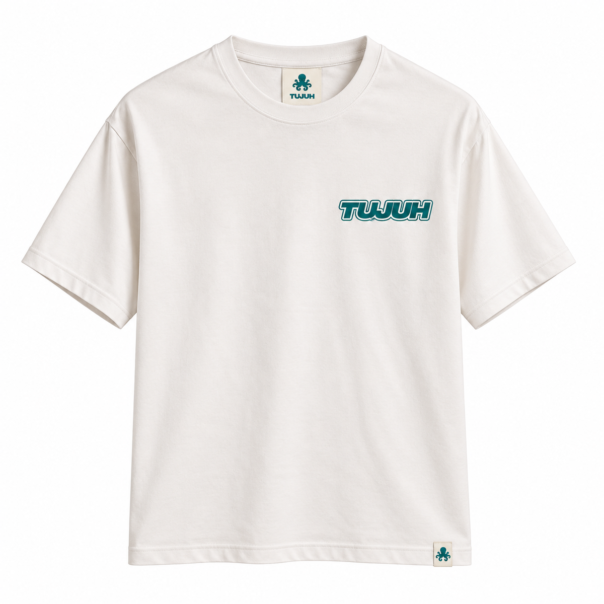 CAMISETA BLANCA TUJUH