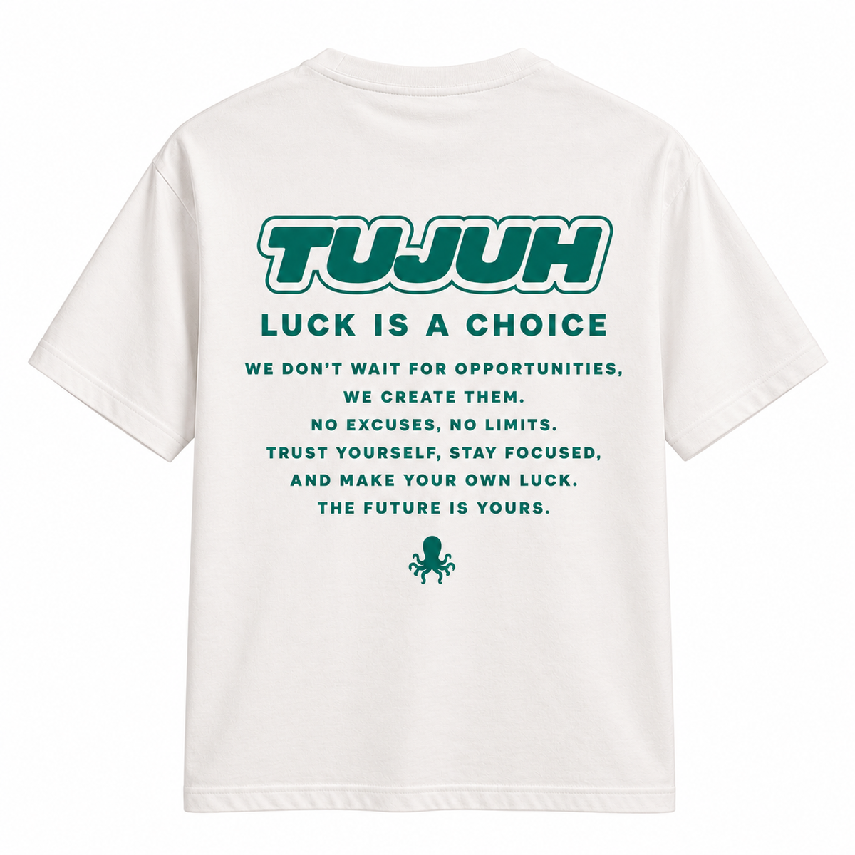 CAMISETA BLANCA TUJUH
